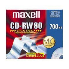 Maxell CD-RW 80 700MB 1-12X JC 10pac